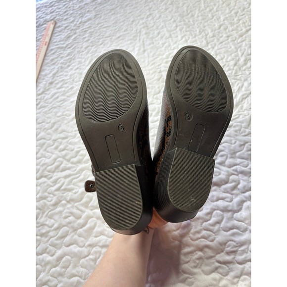 So Brown Angel Fish Snake Skin Ankle Booties size 6 - Picture 6 of 6